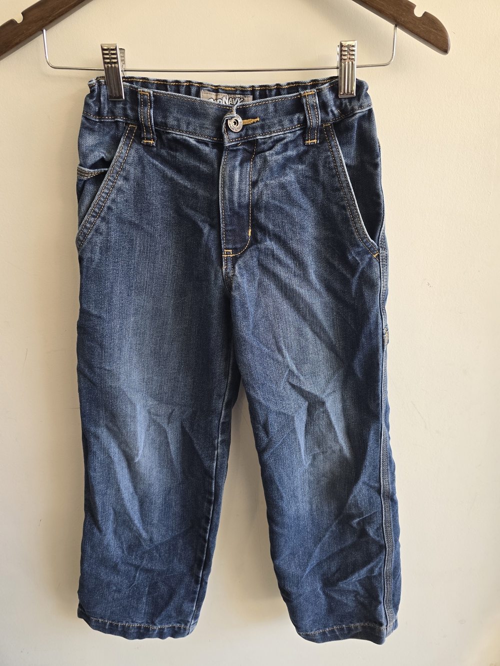 Vintage Old Navy Boys Dark Blue Relaxed Fit Jeans